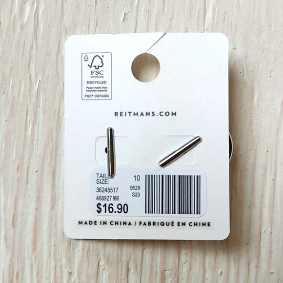 Reitmans New With Tag Size 10 Set Of‎ 2 Chunky Enamel Rings - Picture 4 of 4